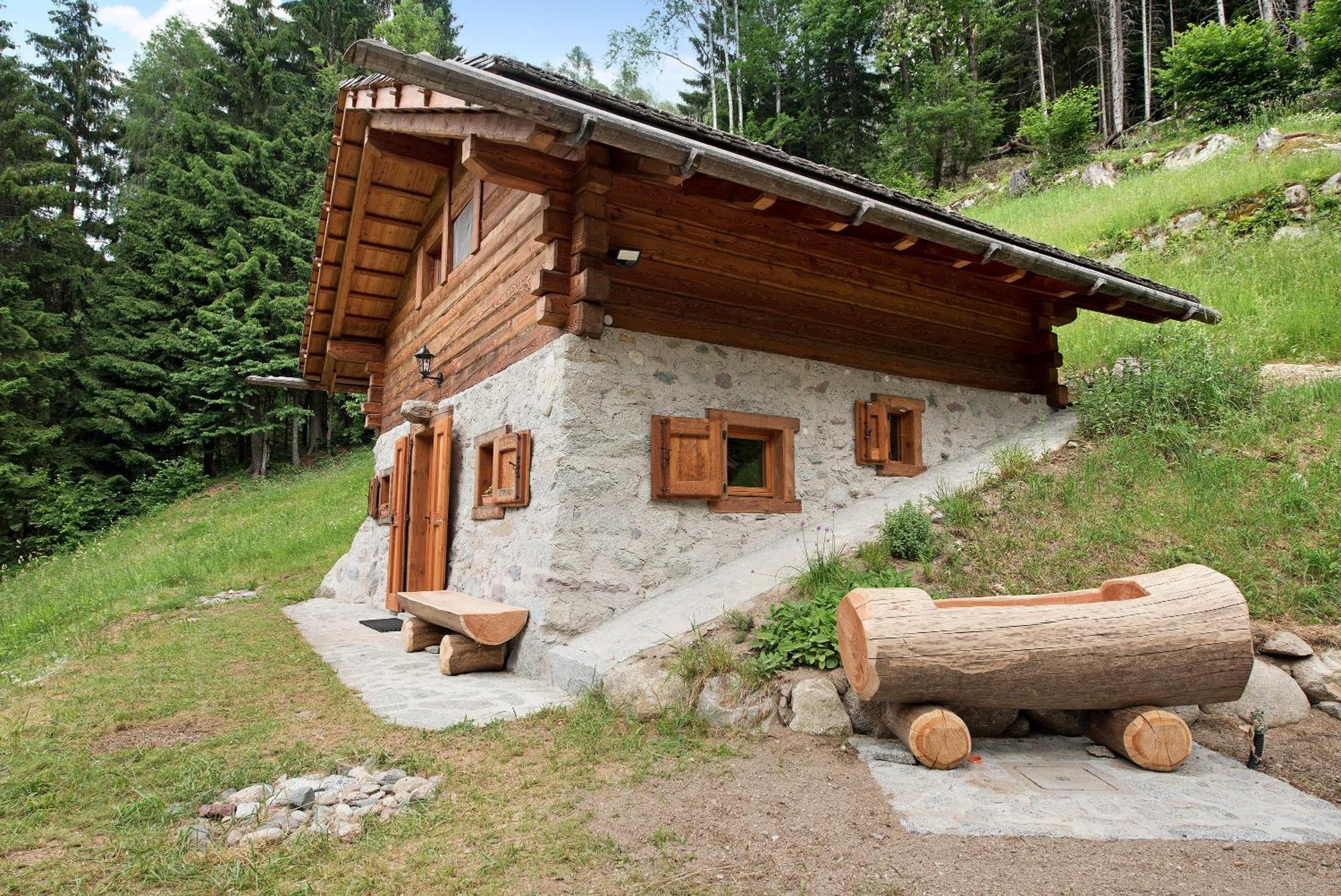 Chalet Bio Wild Bocenago Bagian luar foto